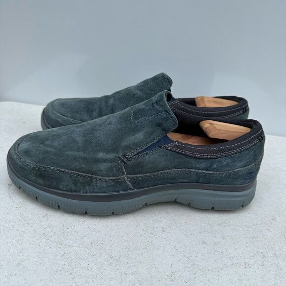 Skechers Mens Expected Avillo Blue Relaxed-Fit Memory Foam Size 11 - Picture 4 of 8